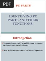 Identifying PC Parts and Their Functions