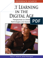 Adult Learning in The Digital Age Perspectives On Online Technologies and Outcomes PDF