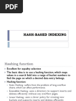 6 Hash-Based Indexing