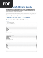 Oracle Net Listener Security: Listener Control Utility Commands