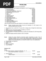 Problems: Final Review Intermediate 1