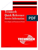 Tecumseh Quick Reference