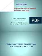 YL WONG - Review of Passive Fire Protection Materials Mastec 2017 Ylwong PDF