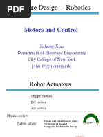 Capstone Design - Robotics: Motors and Control