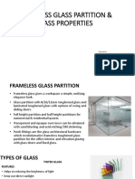 Frameless Glass Partition