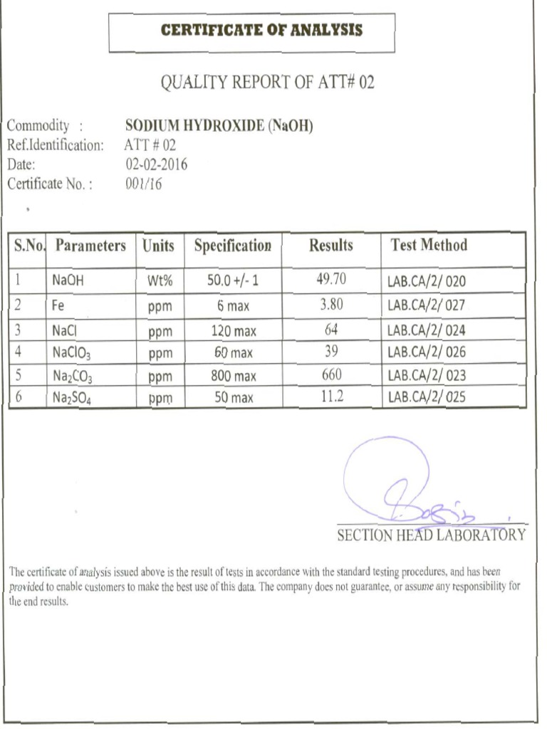 Caustic Soda Liquid PDF