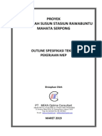 Outline Spesifikasi Teknis Rusun Rawabuntu PDF