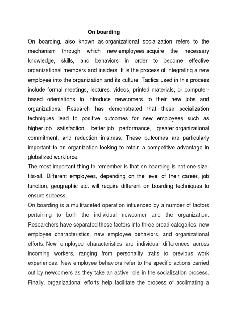 Boarding PDF Psychology Employment