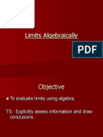 Day 9 - Limits Algebraically