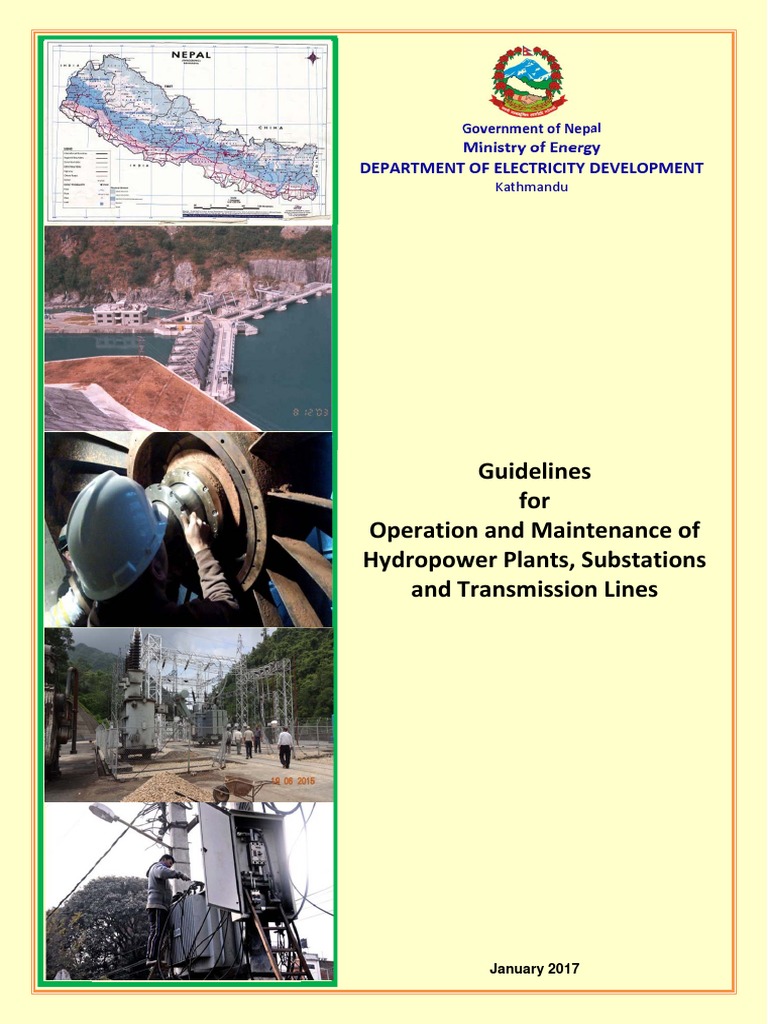 Guidelines For Operation and Maintenance of Hydropower Plants PDF