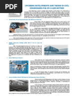 Upcoming Developments and Trends in Civil Engineering
