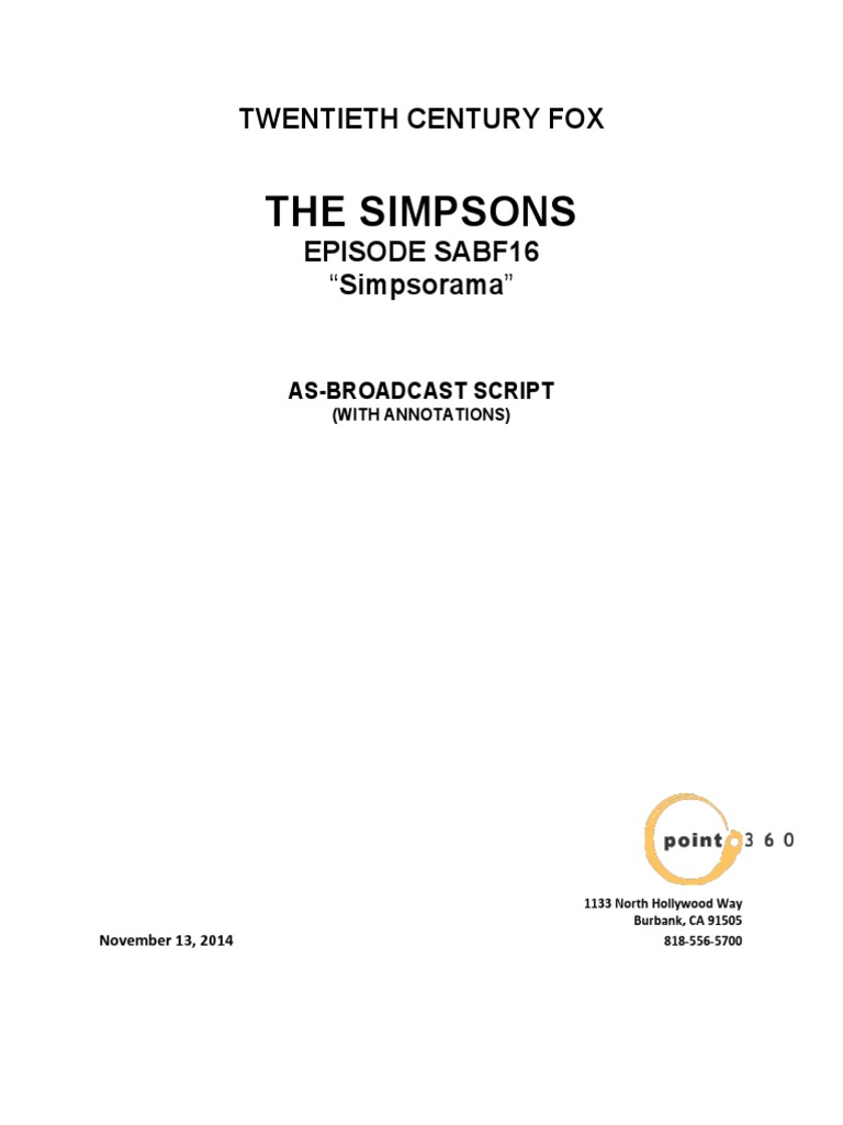 The - Simpsons S2 18 PDF | PDF | Television Series Created | The Simpsons