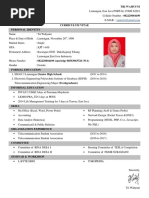Curiculum Vitae Yuni