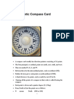 The Magnetic Compass Card