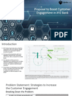 Proposal To Boost Customer Engagement in XYZ Bank: Koushik Mondal IIM Ranchi
