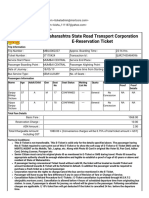 MSRTC Ticket Mumbai to Karjat