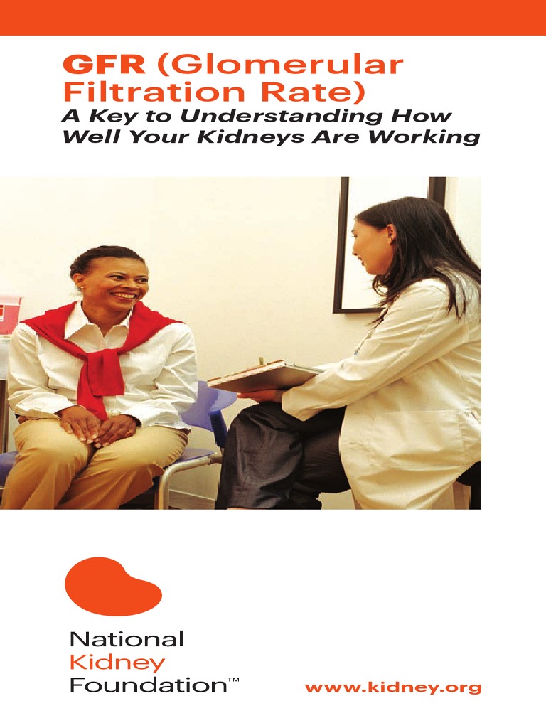 National Kidney Foundation | PDF | Chronic Kidney Disease | Renal Function