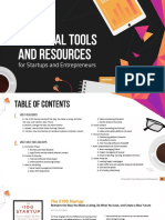 24 Essential Tools and Resources For Entrepreneurs by Visme PDF