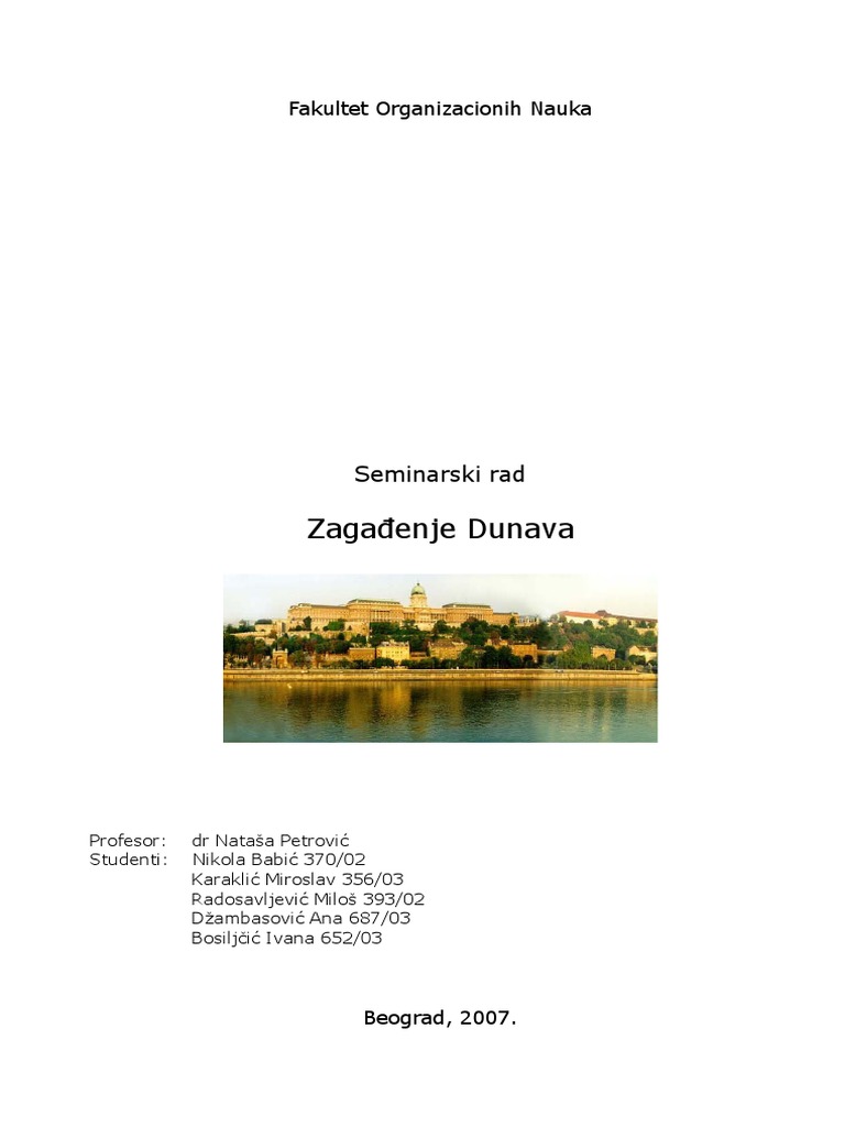 Dunav | PDF