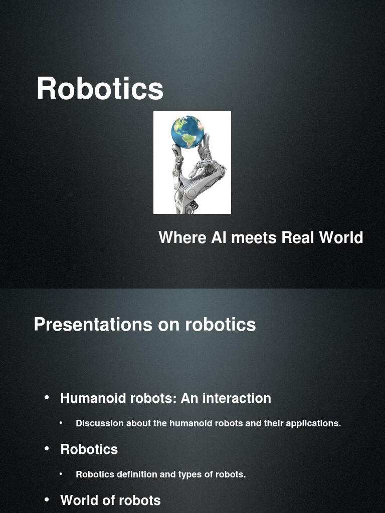 Advances in Robotics and AI Integration | PDF | Robot | Robotics