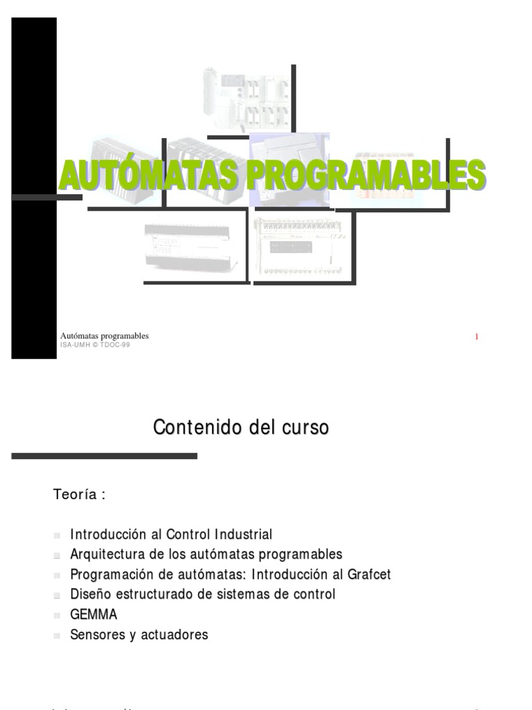 Clasificacion de Los Automatas Programables | PDF | Sistema de control ...
