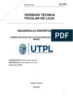 Código ética geólogos UTPL