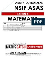2019 - (Dwibahasa) Modul Latihan Matematik Tahun 4 PDF