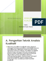 Analisis Data Kualitatif Abrar