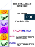 Física PPT - Calorimetria