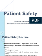 Patient Safety Lecture 110915
