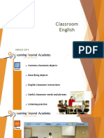 Classroom English: LBA ELS 2013