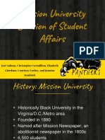 Mission University Divison of Student Affairs