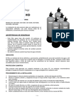 HD Series Deep Bed Filter User Manual Spanish
