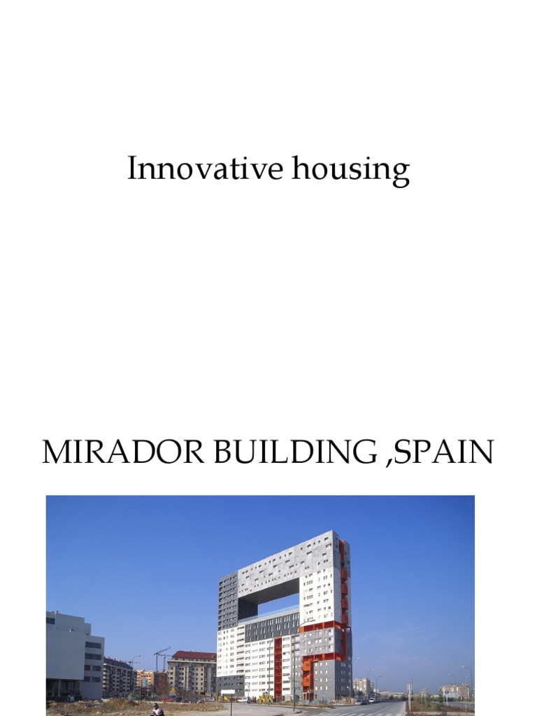 Innovative Housing PDF Column Building