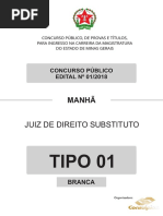 Consulplan 2018 Tj Mg Juiz de Direito Substituto Prova