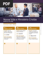 Nossa Vida e Ministério Cristão — Apostila do Mês de Julho