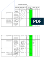 OHS&W Example Risk Assessment