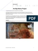 Welcome To The Big History Project: Logging in