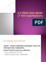 Uji Beda Dua Mean