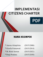 Citizen Charter Kelompok Vi (Kelas 7a) New