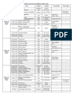 Jadwal Kegiatan Opspek Tahun 2014