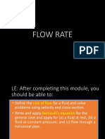 FlOW RATE