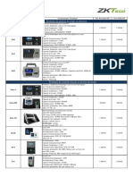 Contrôle D'accès ZKTeco PDF