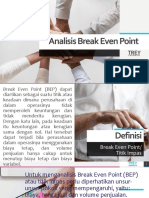 Analisis Break Even Point..