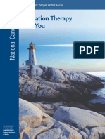 Radiation Therapy and You: Support For People With Cancer