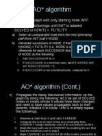 AO* algorithm pathfinding in graphs