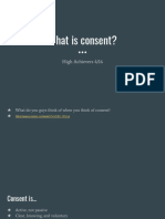 What Is Consent