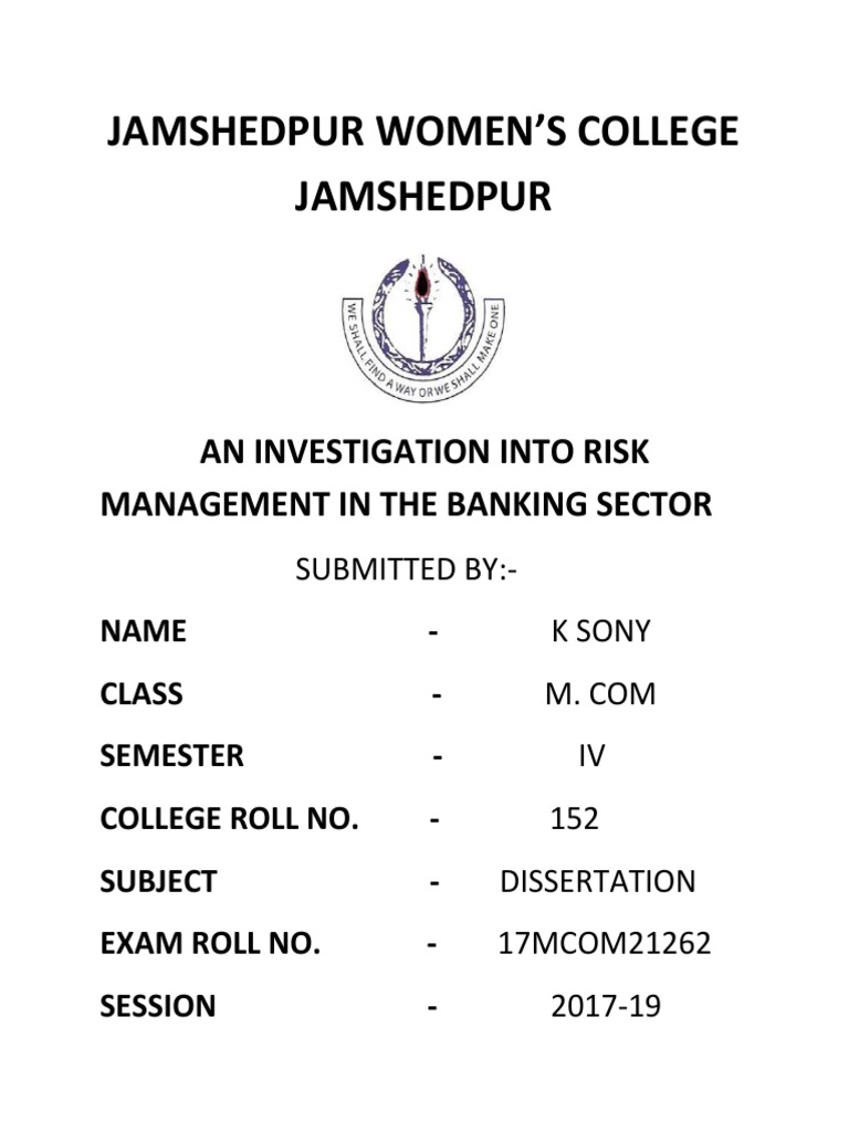 Risk Management in Banking Sector | PDF | Business | Art