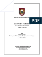 Dokumen Pemilihan Pembangunan Embung Besalen, Desa Jelok, Kecamatan Cepogo PDF