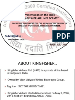 Kingfisher Airlines Presentation on Scams